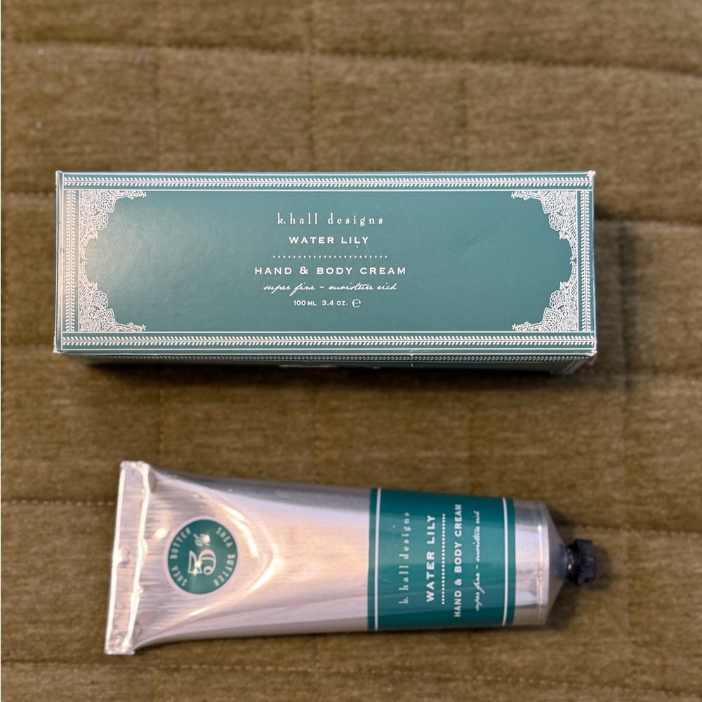 Water Lily Hand & Body Cream - Teal